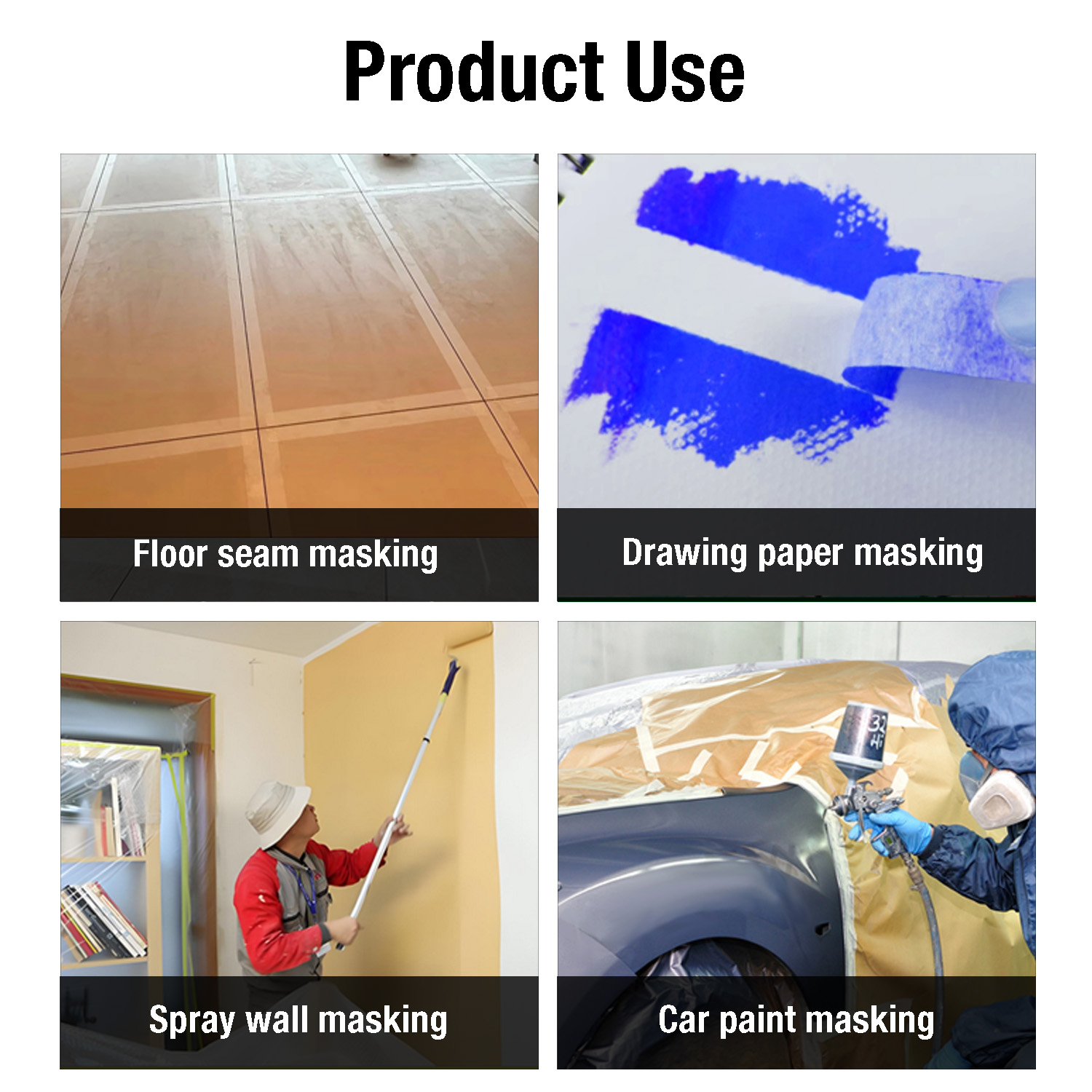 Silicone masking tape rated to 180°C for automotive spray paint, bake ovens, and refinish processes. Technical specifications, application guide, and wholesale sourcing for B2B distributors supplying body shops.